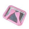 Mini Frozen Treat Maker accessories with a pink tray and two scraping tools for making frozen desserts at home.