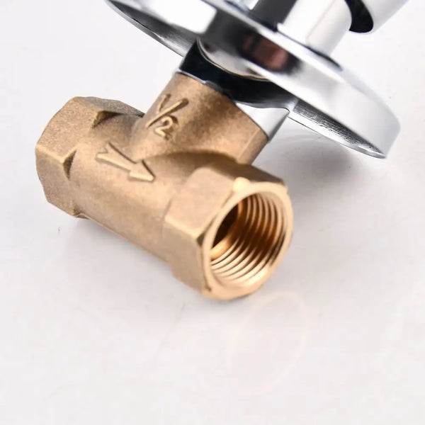 Long Handle Concealed Brass Stop Valve
