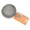 Metal Durable Eco-Friendly Soy Milk Filter Net showing fine mesh design and packaging labeled 'KITCHEN TOOLS'.
