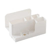 Plastic Stackable Office Desk Organizer in white color, perfect for organizing documents and stationery.