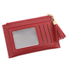 Multicolor Mini Tassel Card Holder