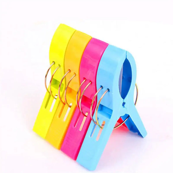 Set of 6 Plastic Drying Clothing Clips