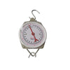 Precision Dial Hanging Scale showing weight measurements on a mechanical dial for accurate readings.