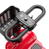 New Model Four Wheel Elderly Mobility Scooter control panel with basket and buttons for easy operation.
