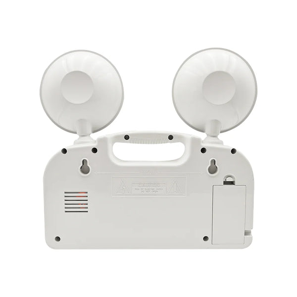 8 Hour Emergency LED Lights 10 W with two portable lights and compact design for reliable illumination.