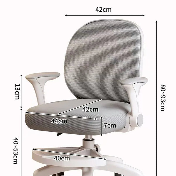 Professional Student Homework Learning Chair with adjustable height and armrests, designed for optimal comfort during study sessions.