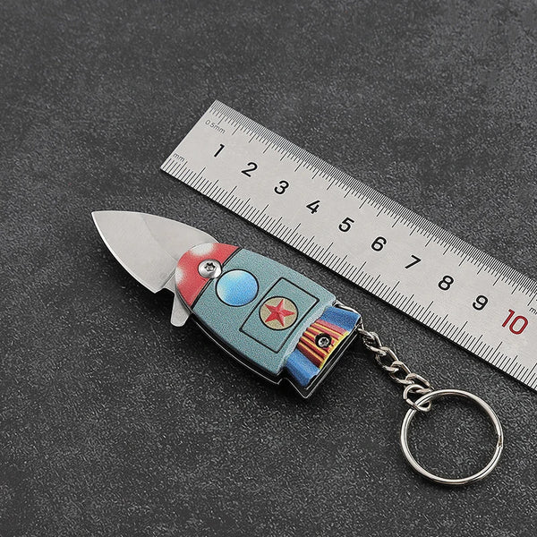 Mini Folding Pocket Knife with Damascus Blade