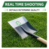 Heavy Duty Steel Garden & Construction Digging Shovel on green grass, showcasing durable construction for tough jobs.