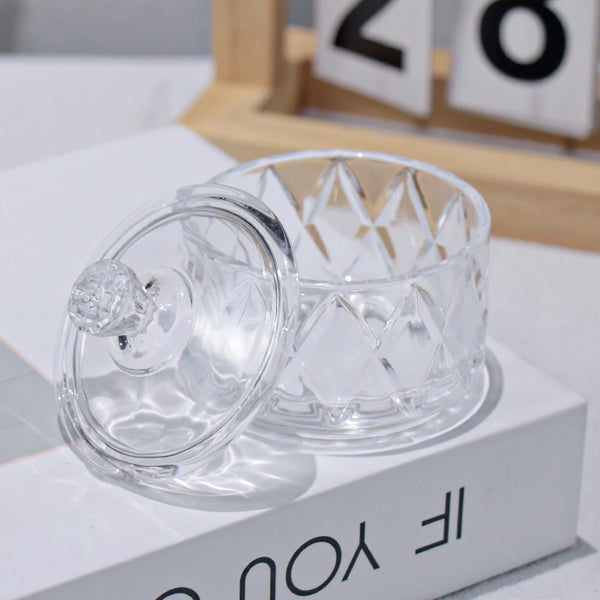 Modern Round Glass Storage Jar