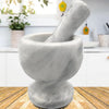 Marble Mortar and Pestle Set