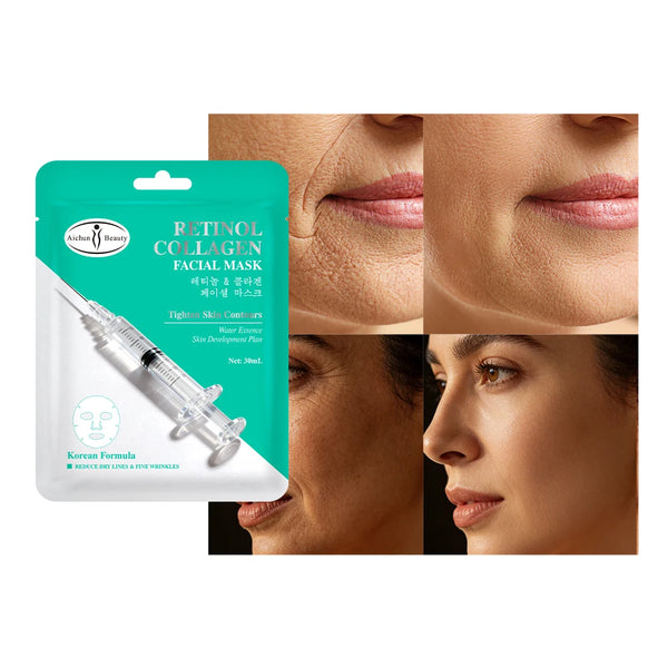 Aichun Beauty Retinol Collagen Facial Sheet Mask