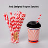 12-Piece Eco-Friendly Disposable Paper Straw Set