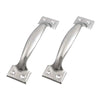 Silver Tone Stainless Steel Pull Handle Grip