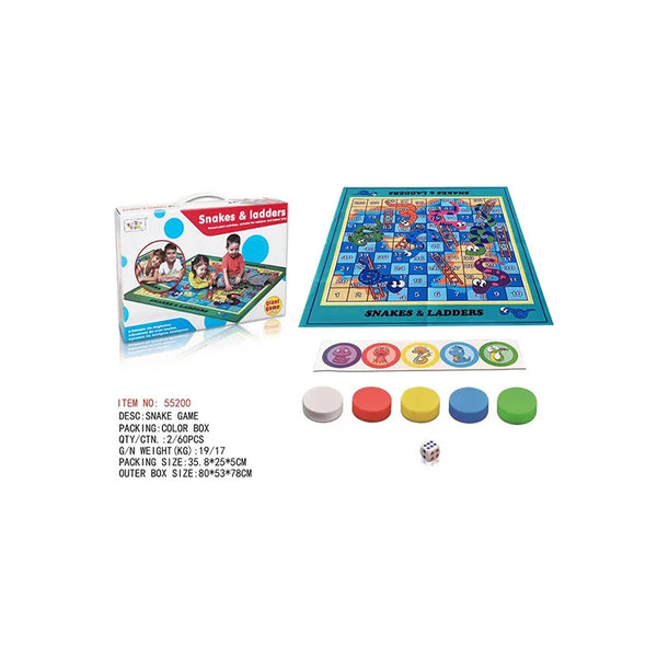 Snakes and Ladders Educational Game Carpet