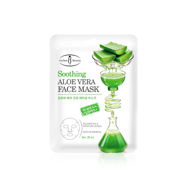 Aichun Beauty Aloe Vera Soothing Facial Sheet Mask