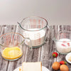 Heat-Resistant Glass Measuring Cup with Handle