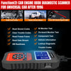 KW480 Full System OBD2 Diagnostic Scanner showcasing various diagnostic functions and features for vehicle troubleshooting.
