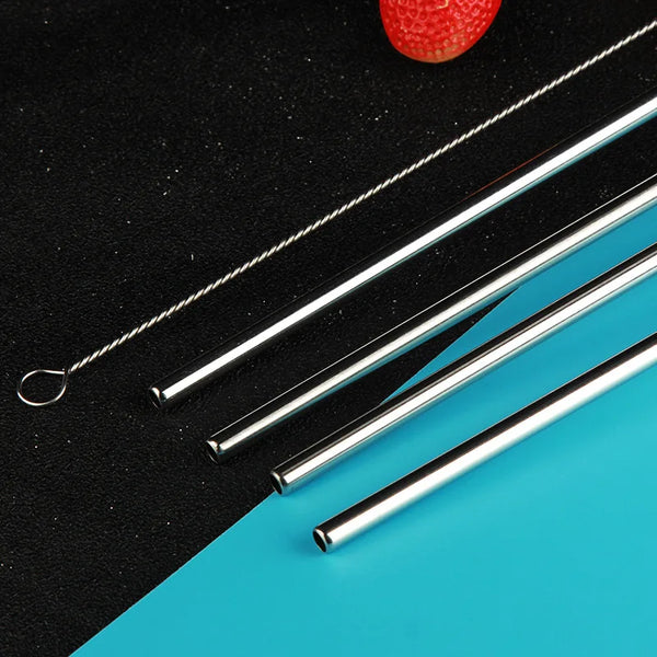 Stainless Steel Reusable Straw Set