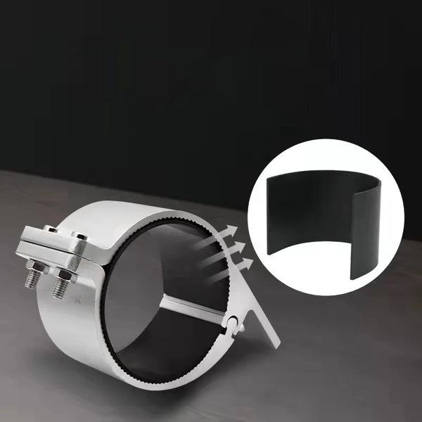 7mm LED Work Light with Flood Beam and Clamp Bracket mount clamp fitting on a dark background.