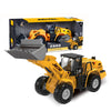 Alloy Construction Vehicles Friction Toy Set featuring a detailed loader with packaging for realistic play.