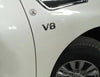 V8 Chrome Rear Badge Sticker for Nissan Patrol Y62 Armada