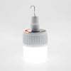 Portable Solar LED Emergency Lamp with hook, perfect for camping and outdoor adventures.