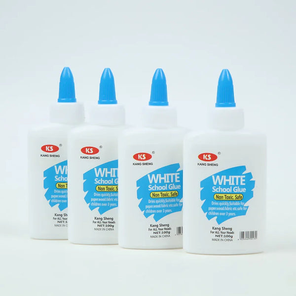 100ml White PVA Milk Glue Bottle