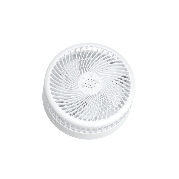 Portable Rechargeable USB Mini Folding Fan in white, compact and ideal for on-the-go cooling.