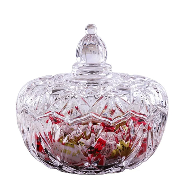 Luxury Glass Candle Jar with Lid