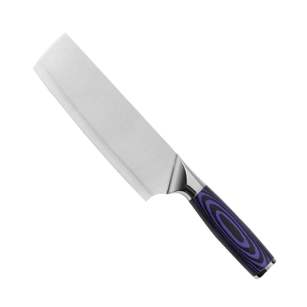 Multi-Purpose Japanese Kitchen Chef Knife with a sharp stainless steel blade and ergonomic handle.