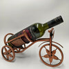 Gold Bicycle Wine Bottle Holder and Display Stand