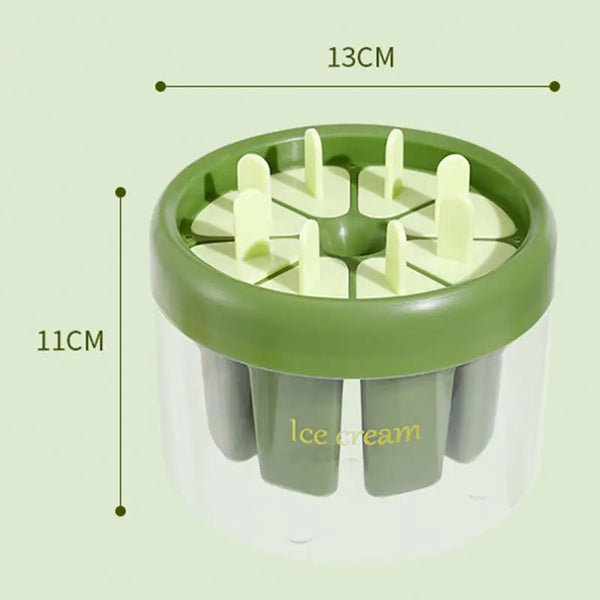 8 Compartment Homemade Ice Cream Mold