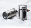 Stainless Steel Glass Spice Jar and Salt Pepper Shaker