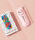 Portable 2-in-1 Electric Warmer Heater Device with cute bear design and colorful packaging.