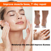Model applying Vitamin C Body Oil Gel to her face for clearer skin and improved dryness in 7 days.