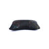 Colorful Plaid Memory Foam Car Neck Pillow with black and colorful geometric design for ergonomic support.