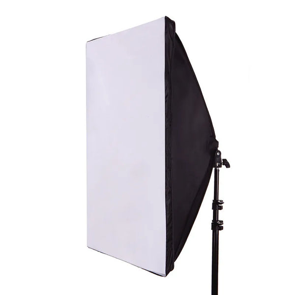 Square Studio Light Box with Single Lamp Holder for professional photography lighting and soft shadows.