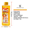 Turmeric Whitening Oil Dark Spot Remover 200ML bottle showcasing product information and benefits.