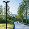 500W Solar Outdoor Landscape Street Light IP65 Waterproof illuminating a serene park pathway with trees.