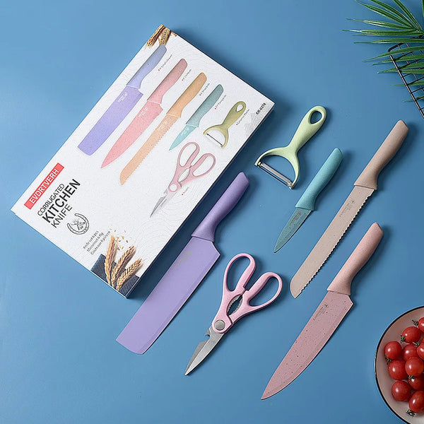 Wheat Straw Knife Set