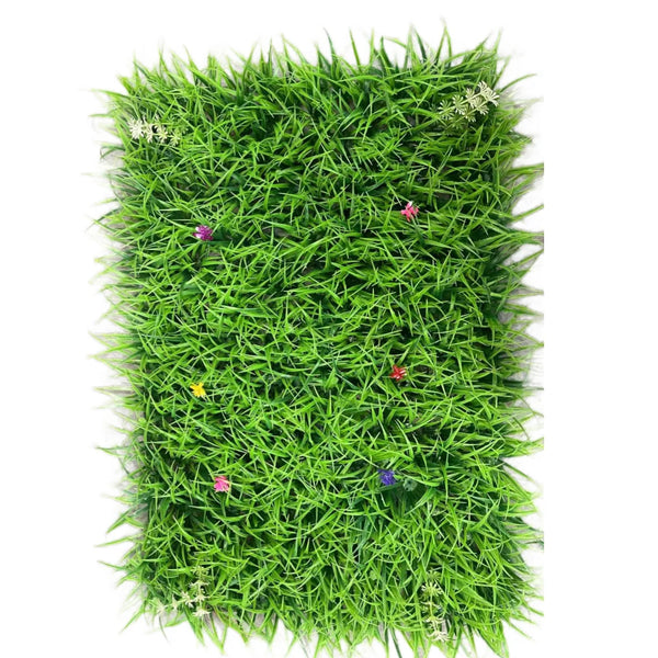 Indoor Decorative Artificial Grass Wall Green Leaf Panel