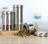 Stainless Steel Airtight Glass Storage Jar