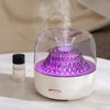 400ml Ultrasonic Essential Oil Diffuser with Remote Control releasing soothing mist and purple light