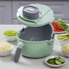 12-in-1 Manual Vegetable Chopper and Slicer showcasing an all-in-one kitchen tool for quick vegetable preparation.