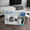 H92 Utra3 Smartwatch Fitness Tracker packaging showcasing features and design on a modern living room table.