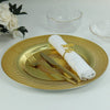 13 Inch Gold Glass Charger Plate