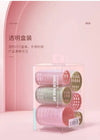 Self-Adhesive Air Fringe Hair Rollers packaged in a clear box showcasing colorful rollers for easy styling.