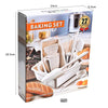 Non-Stick Silicone Kitchen Utensils Set in a professional baking set packaging.