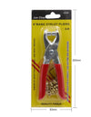 DIY Eyelet and Rivet Punch Pliers shown with packaging and eyelets, ideal for customizing footwear.