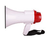 10W Handheld Folding Megaphone side view showcasing design and carrying strap for easy use outdoors.